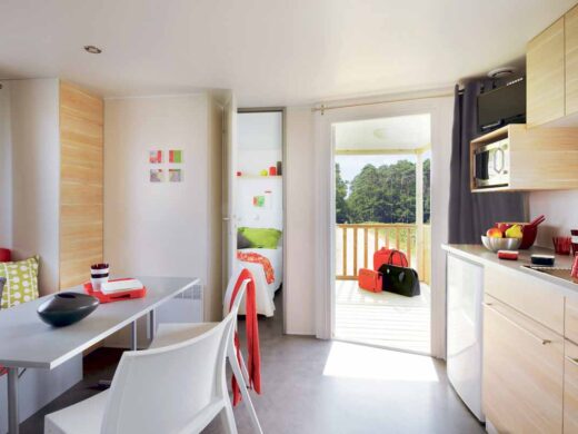 Location de mobil-home pour 4 personnes au camping à Argeles sur mer la Sardane